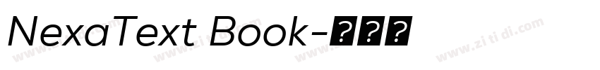 NexaText Book字体转换